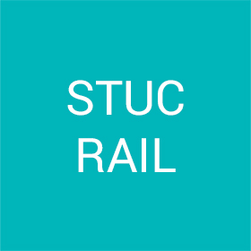 Stuc rail